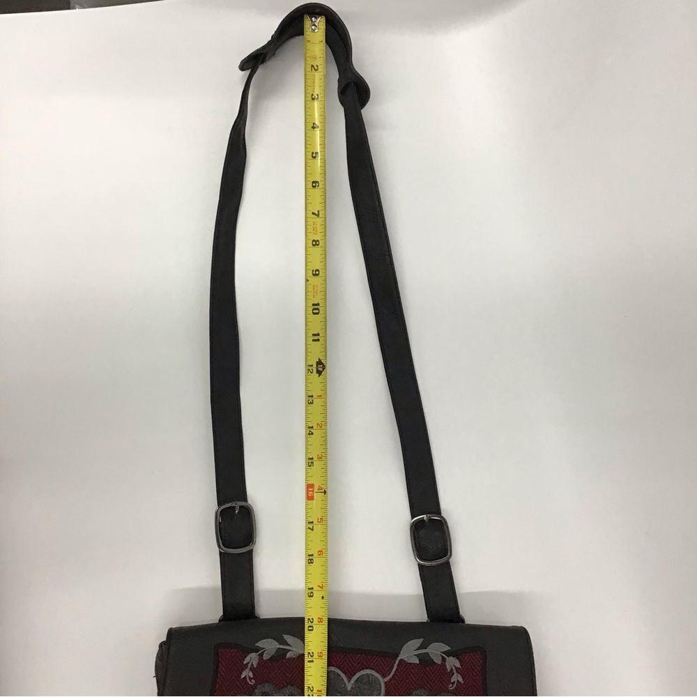 Loungefly Embroidered Patchwork Black Owl Crossbo… - image 8